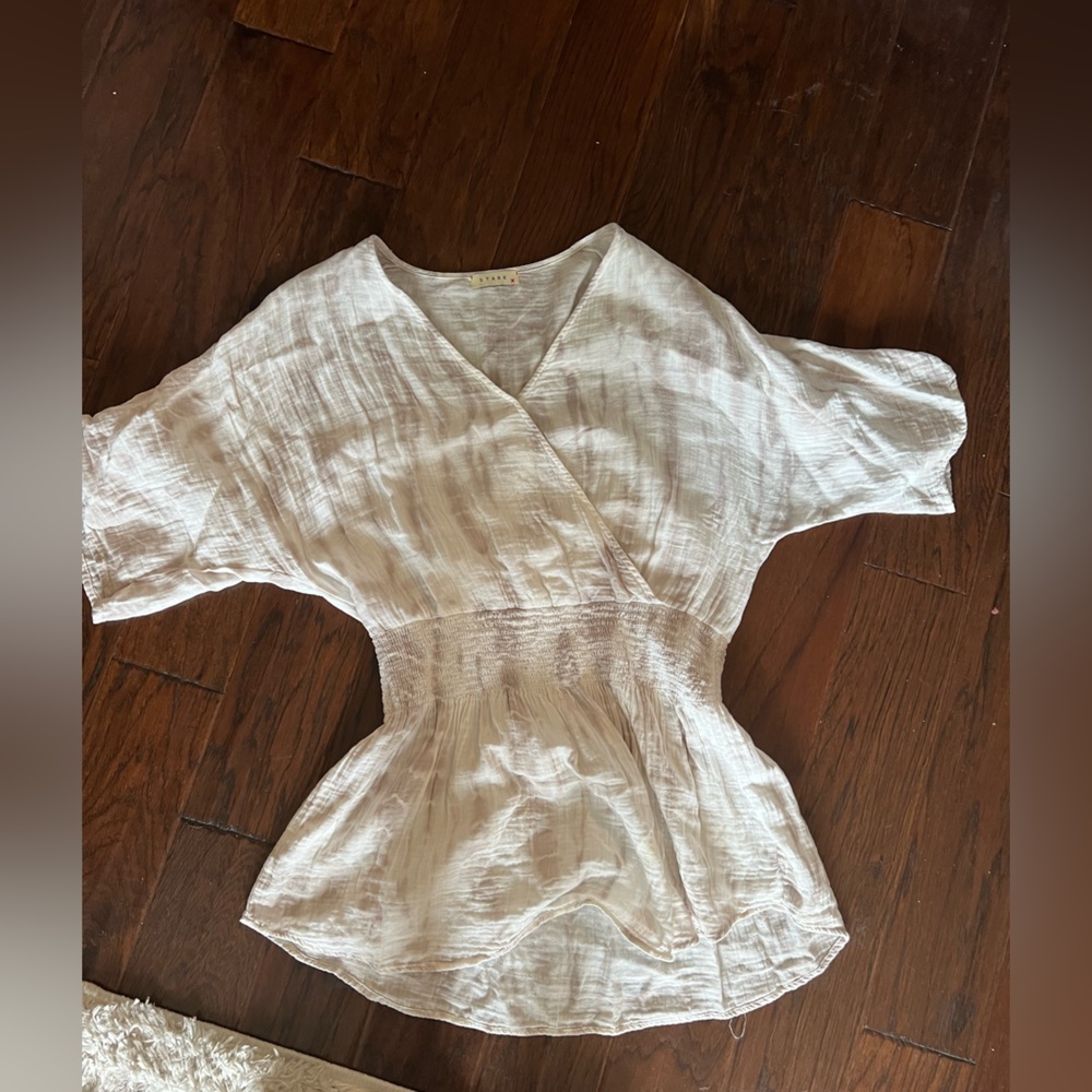 STARK X mini dress-grey and white tie dye